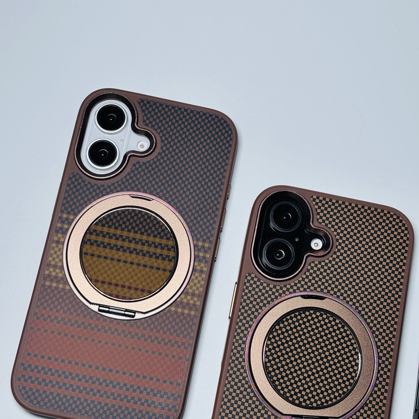 Carbon Fiber MagSafe with Stand iPhone Case