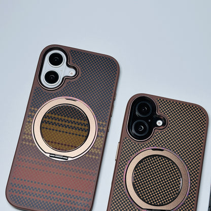 Carbon Fiber MagSafe with Stand iPhone Case