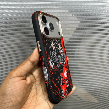 Premium Wildlife Carbon Fiber MagSafe iPhone Case