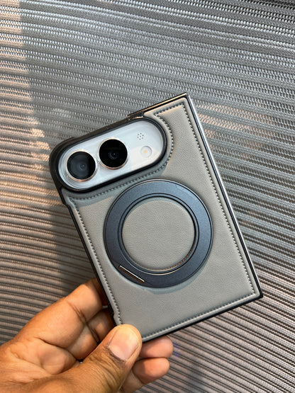 Leather stand iPhone Duo case