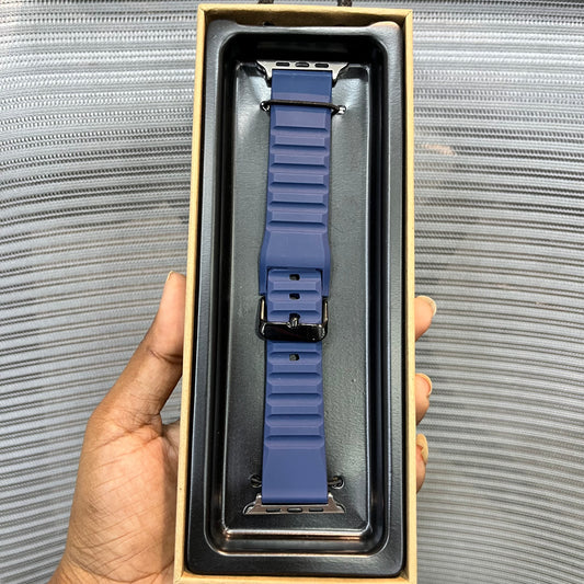 Silicone Elite Buckle Band For iWatch