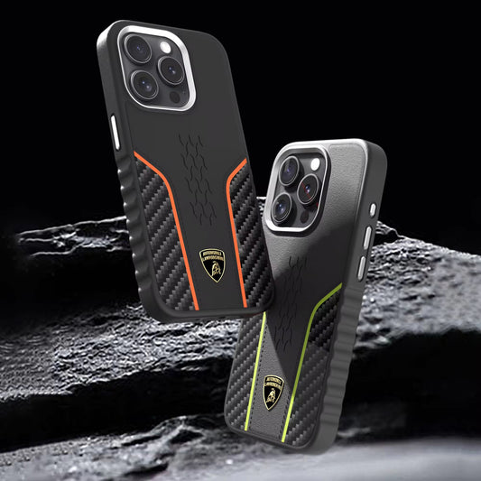 Premium Carbon Fibre Leather Finish iPhone Case