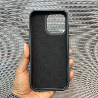 LogoLuxe Leather iPhone Case