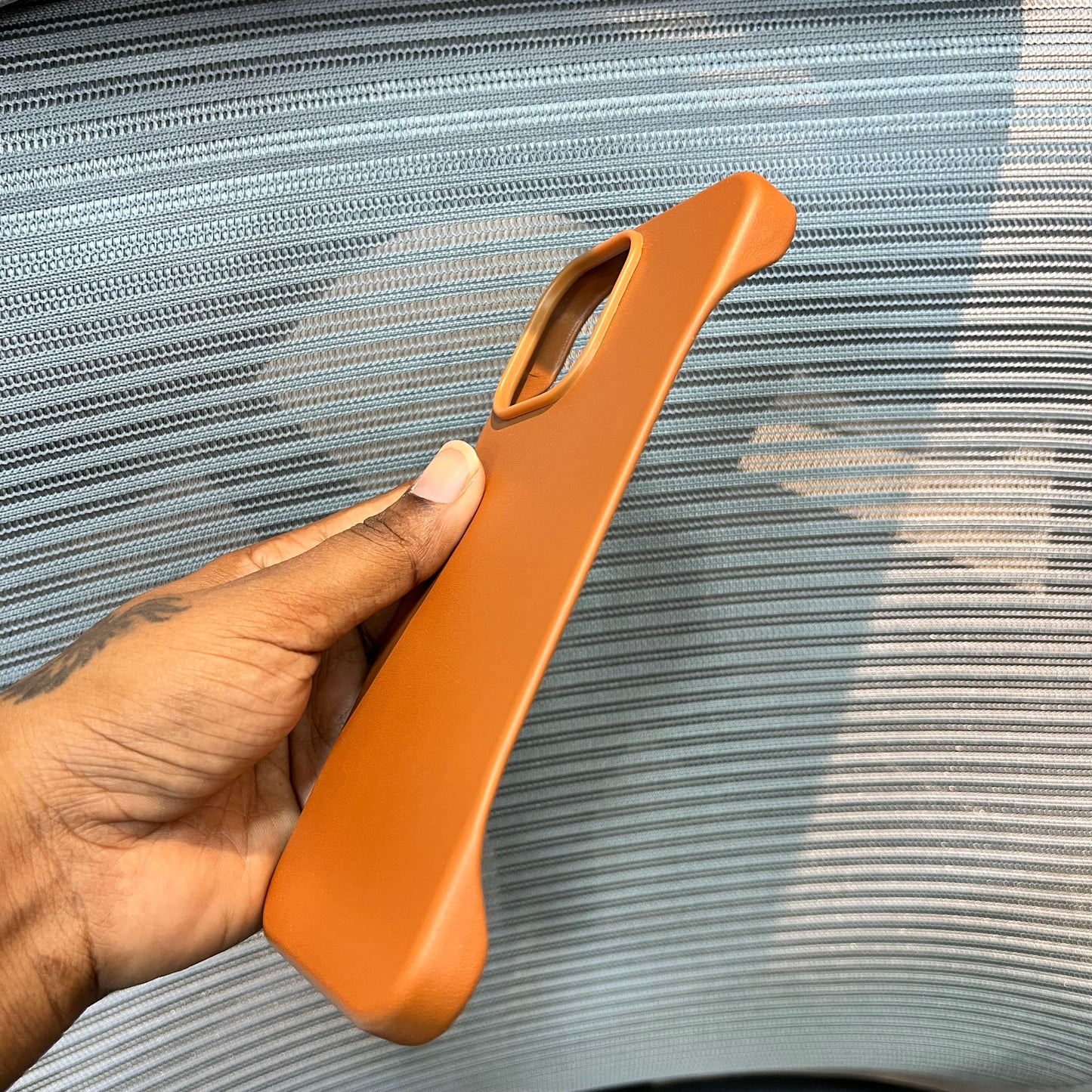 Leather Slim Frame iPhone 16 Pro Max Case