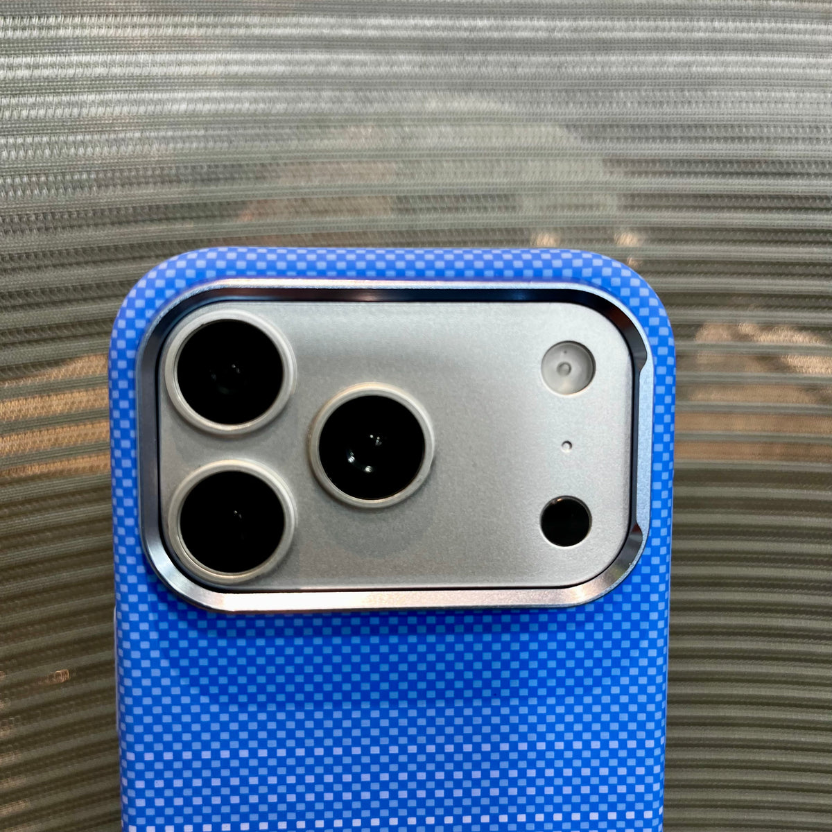 Carbon Fiber Gradient Embossed iPhone Case