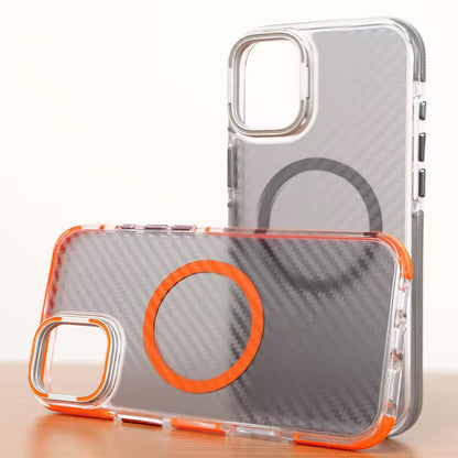 Carbon Fibre MagSafe iPhone Case with Camera Stand