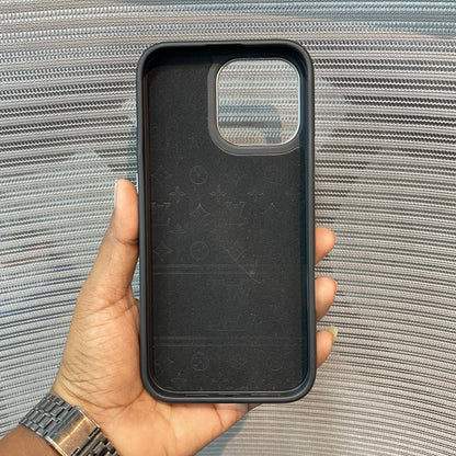 LogoLuxe Leather iPhone Case