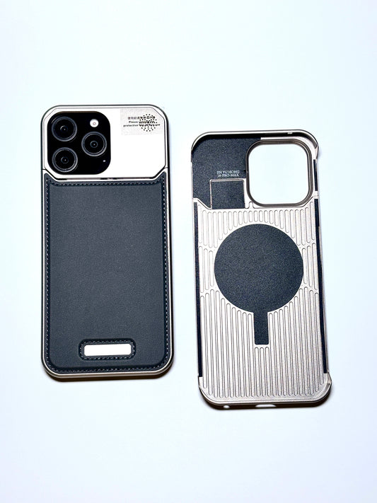 Aroma Perfume Leather & Metal iPhone Case