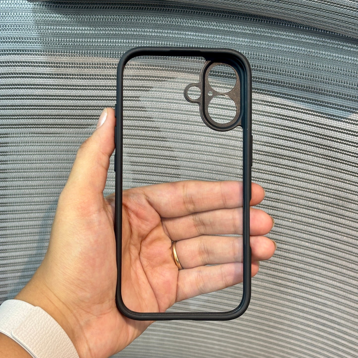 ClearGuard Black Border iPhone Case
