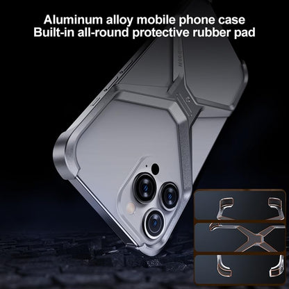 X Shaped Metal Bumper Case for iPhone