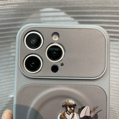 EmbroVault Luxe iPhone Case