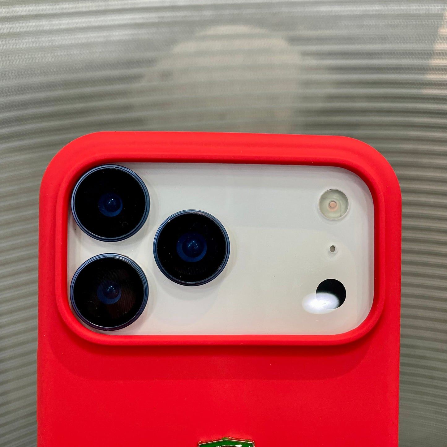 RedPrancing Horse Silicone iPhone 17 Pro Case