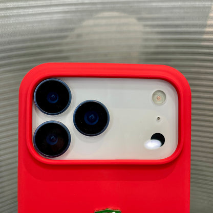 RedPrancing Horse Silicone iPhone 17 Pro Case