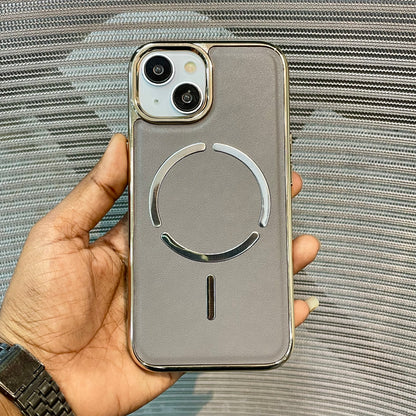 LeatherAura MagSafe Protective iPhone 15 Case