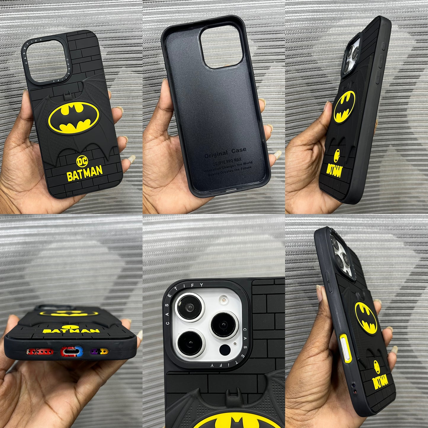 Premium 3D Embossed Printed iPhone 16 Pro Case