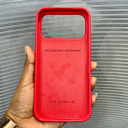 RedPrancing Horse Silicone iPhone 17 Pro Case
