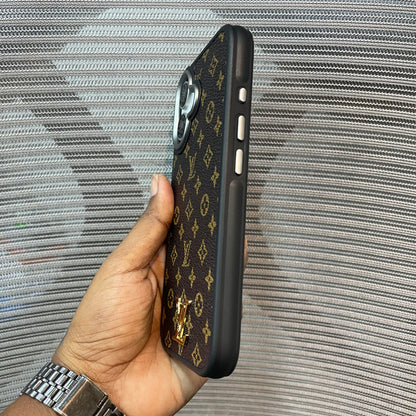 LogoLuxe Leather iPhone 17 Series Case