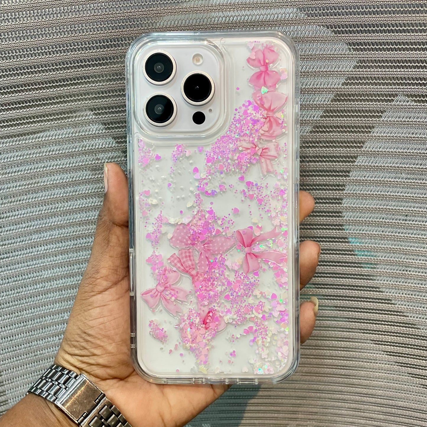 LiquidBow Glitter iPhone Case