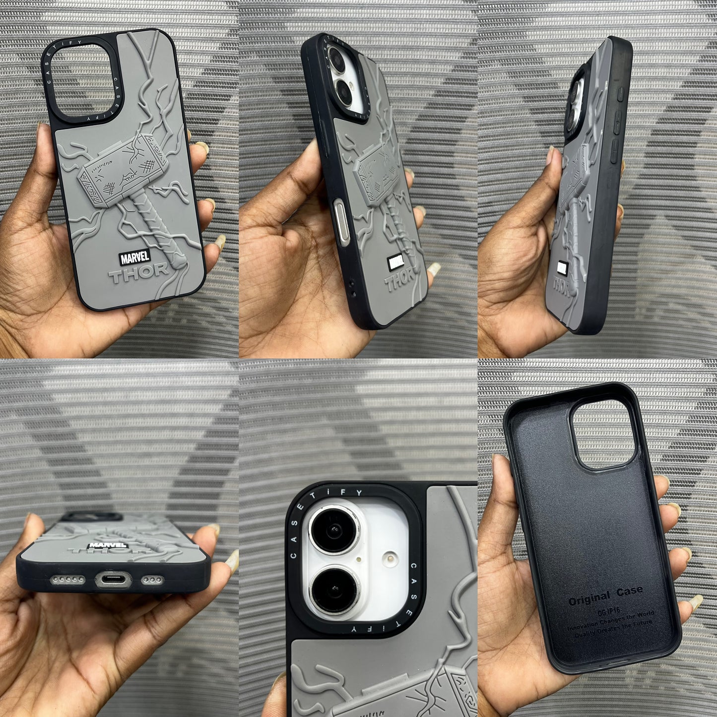 Premium 3D Embossed Printed iPhone 16 Case