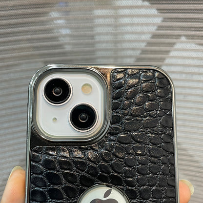 Leather Logo iPhone 15 Case