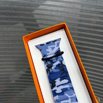 Camouflage Printed Magnetic Apple iWatch Strap