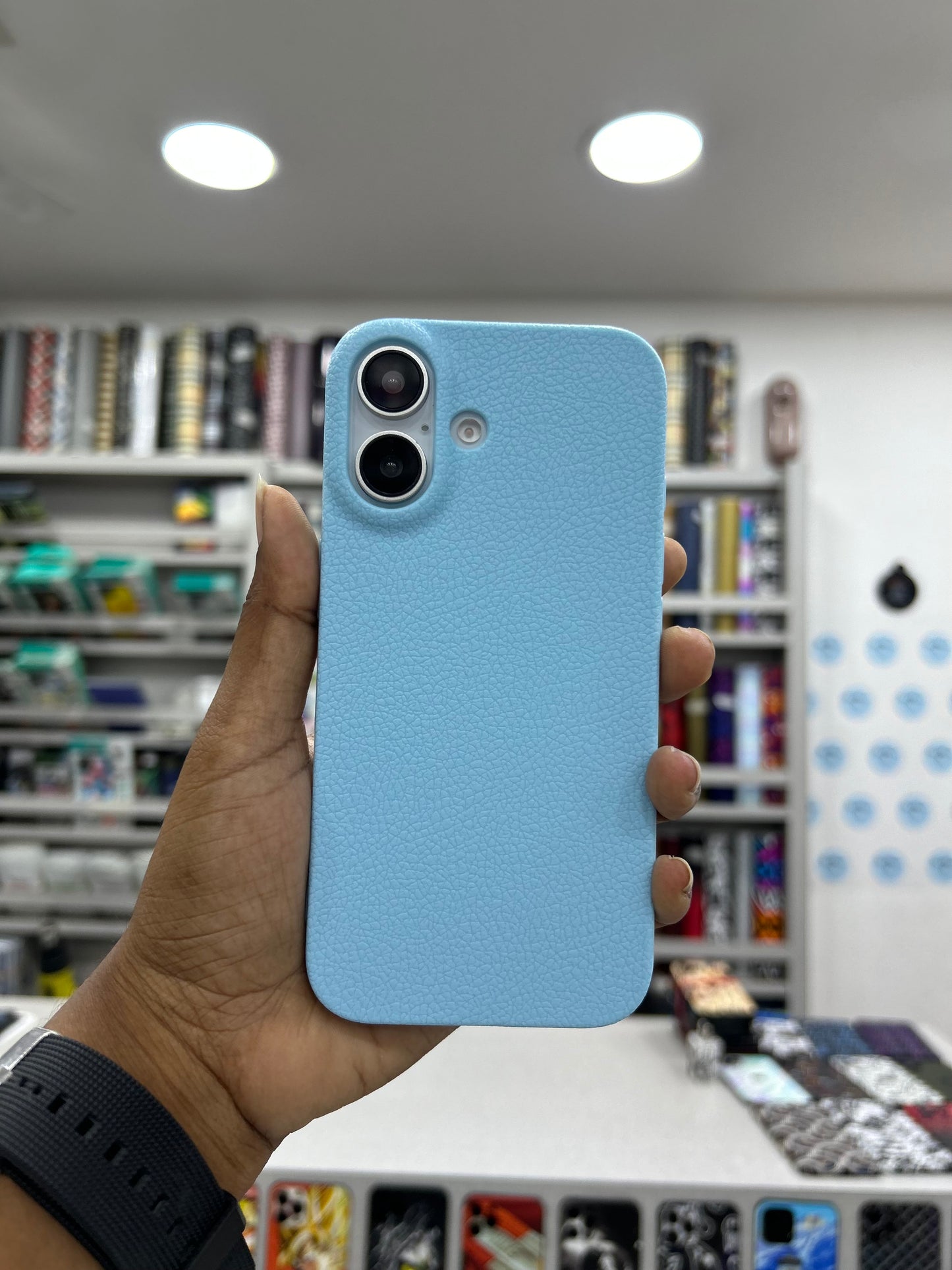 Slim Fit Case with Texture for iPhone