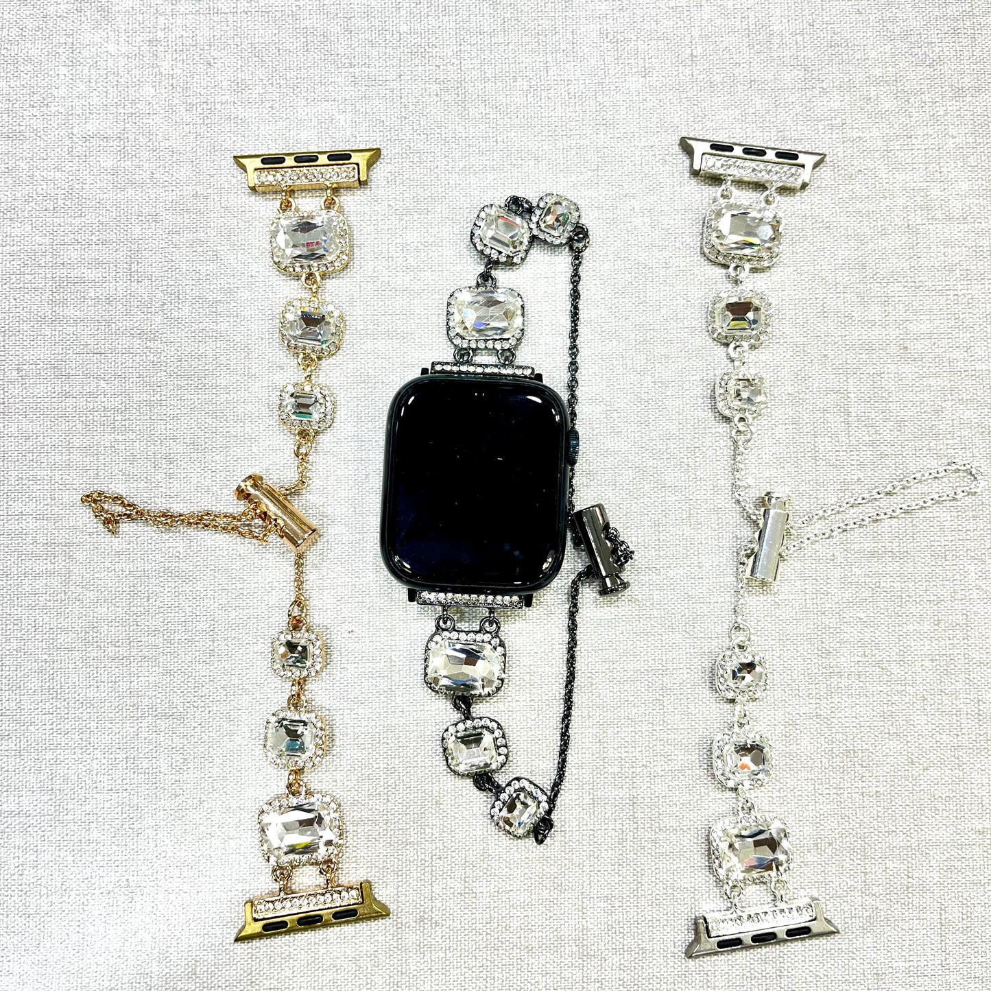 Diamond Luxe Chain iWatch Strap