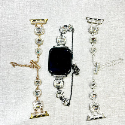 Diamond Luxe Chain iWatch Strap