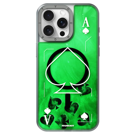 Card Designed Radium Magsafe Case for iPhone 15 Series