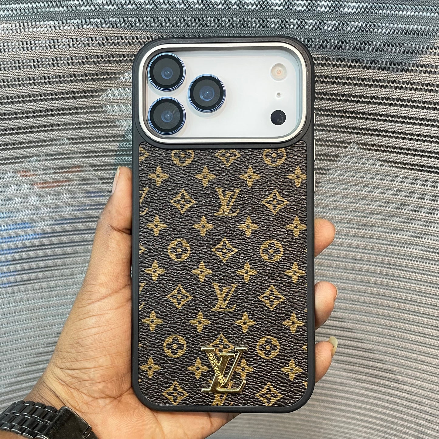 LogoLuxe Leather iPhone 17 Series Case