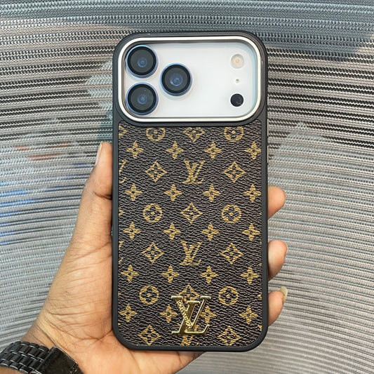 LogoLuxe Leather iPhone 17 Series Case