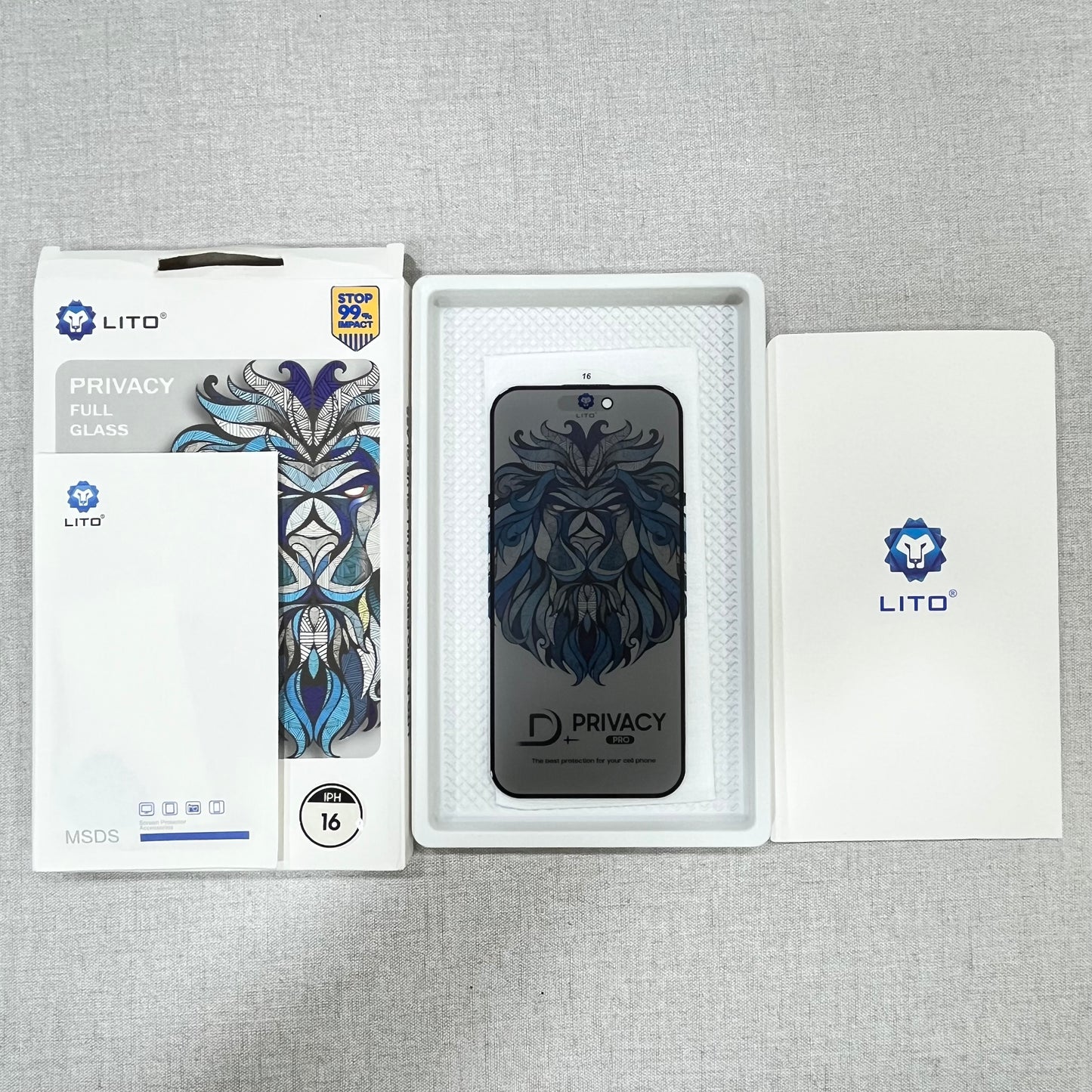 LITO Matte With Privacy Tempered Glass