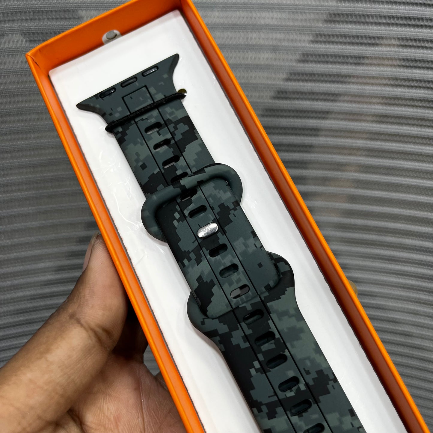 Camouflage PressLock iWatch Strap