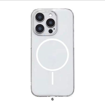 Anti-Yellow Transparent MagSafe iPhone Case