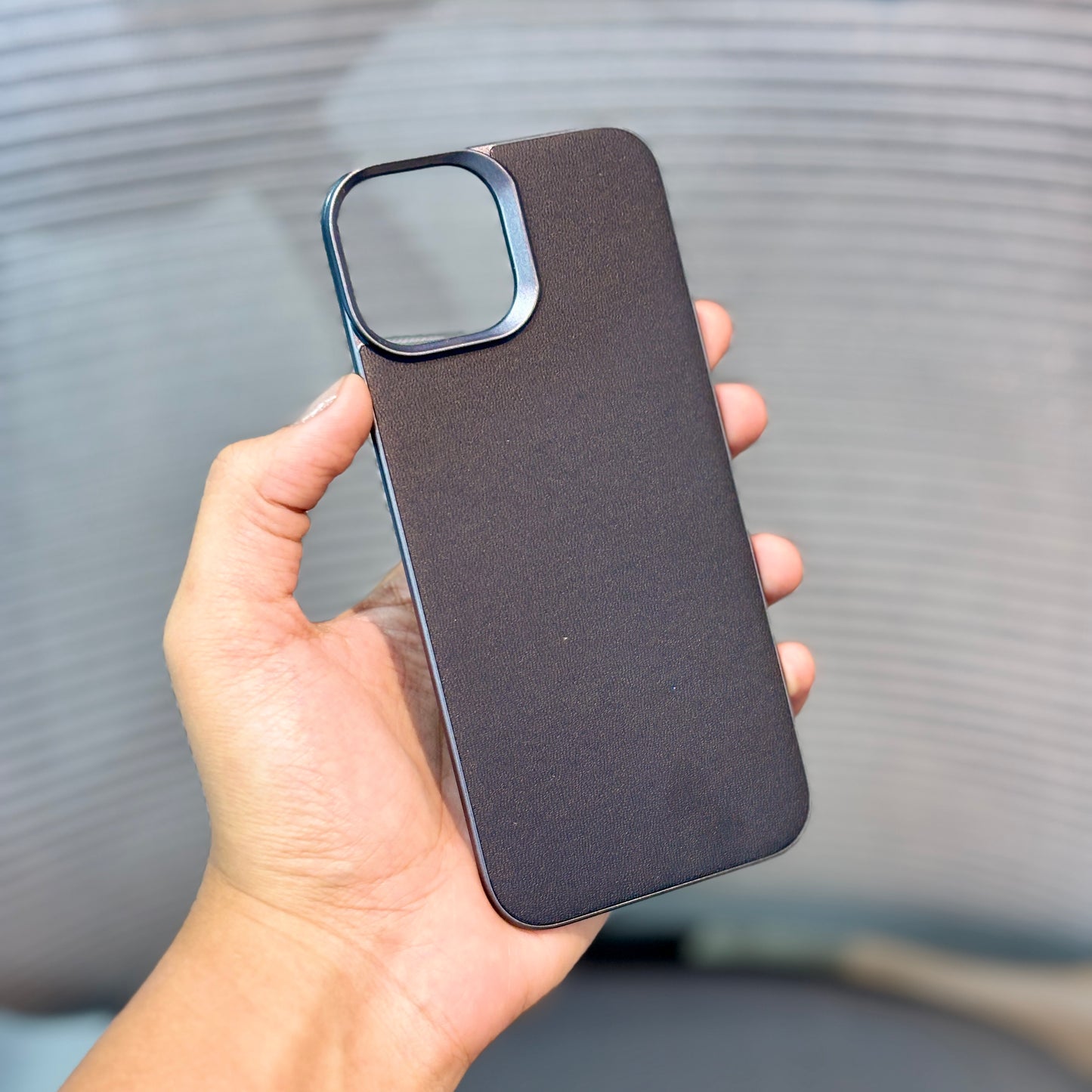 Leather Finish BackPlane MagSafe iPhone 15 & 16 Series Case