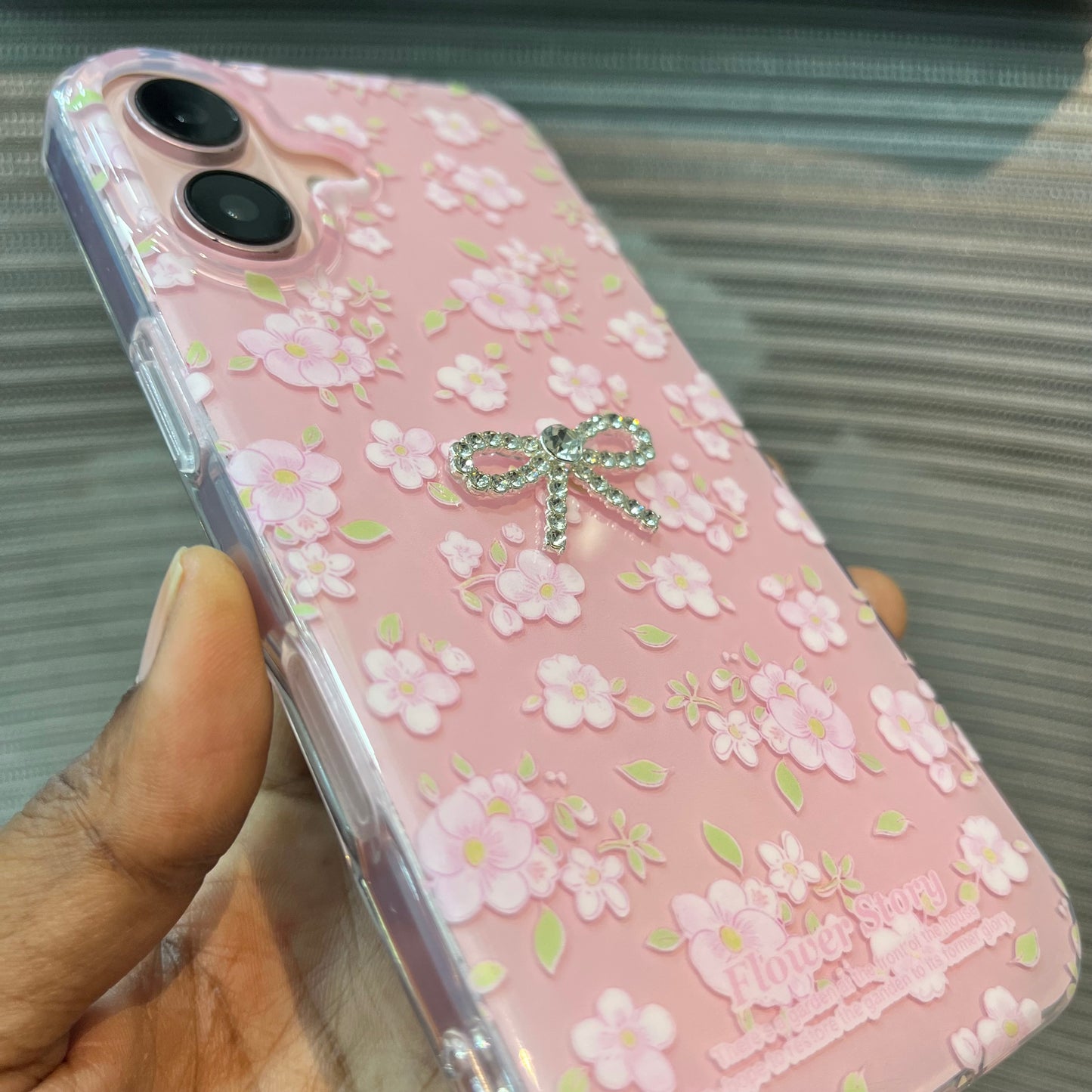 Floral Charm Clear iPhone 17  Case