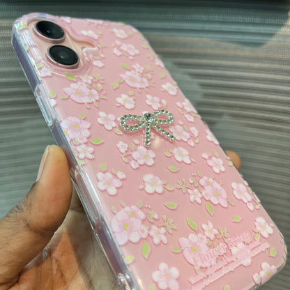 Floral Charm Clear iPhone 17  Case