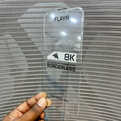 Flayer 8K Borderless Tempered Glass