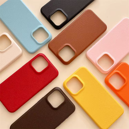 Slim Fit Case with Texture for iPhone