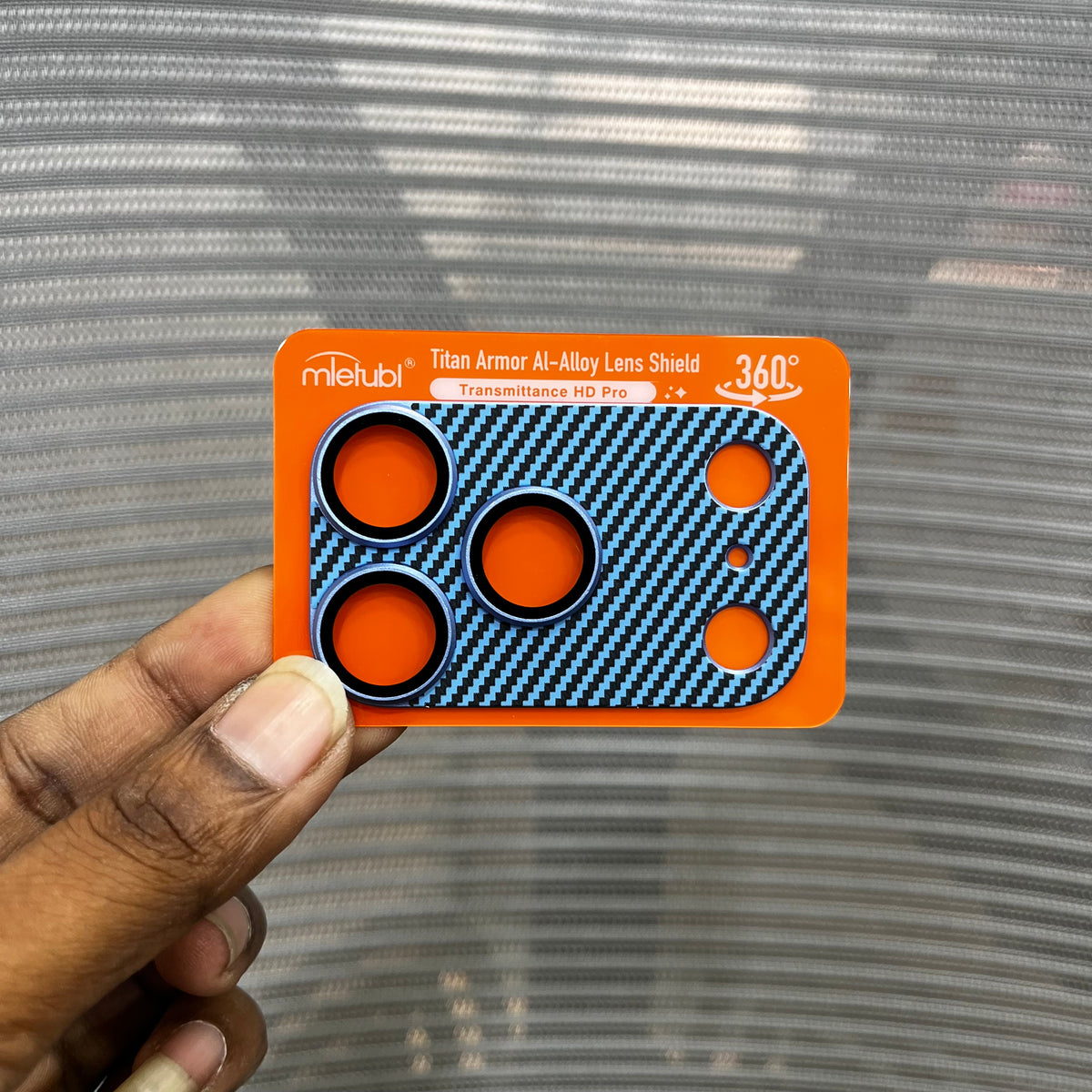 CarbonShield Camera Plate with Lens for iPhone