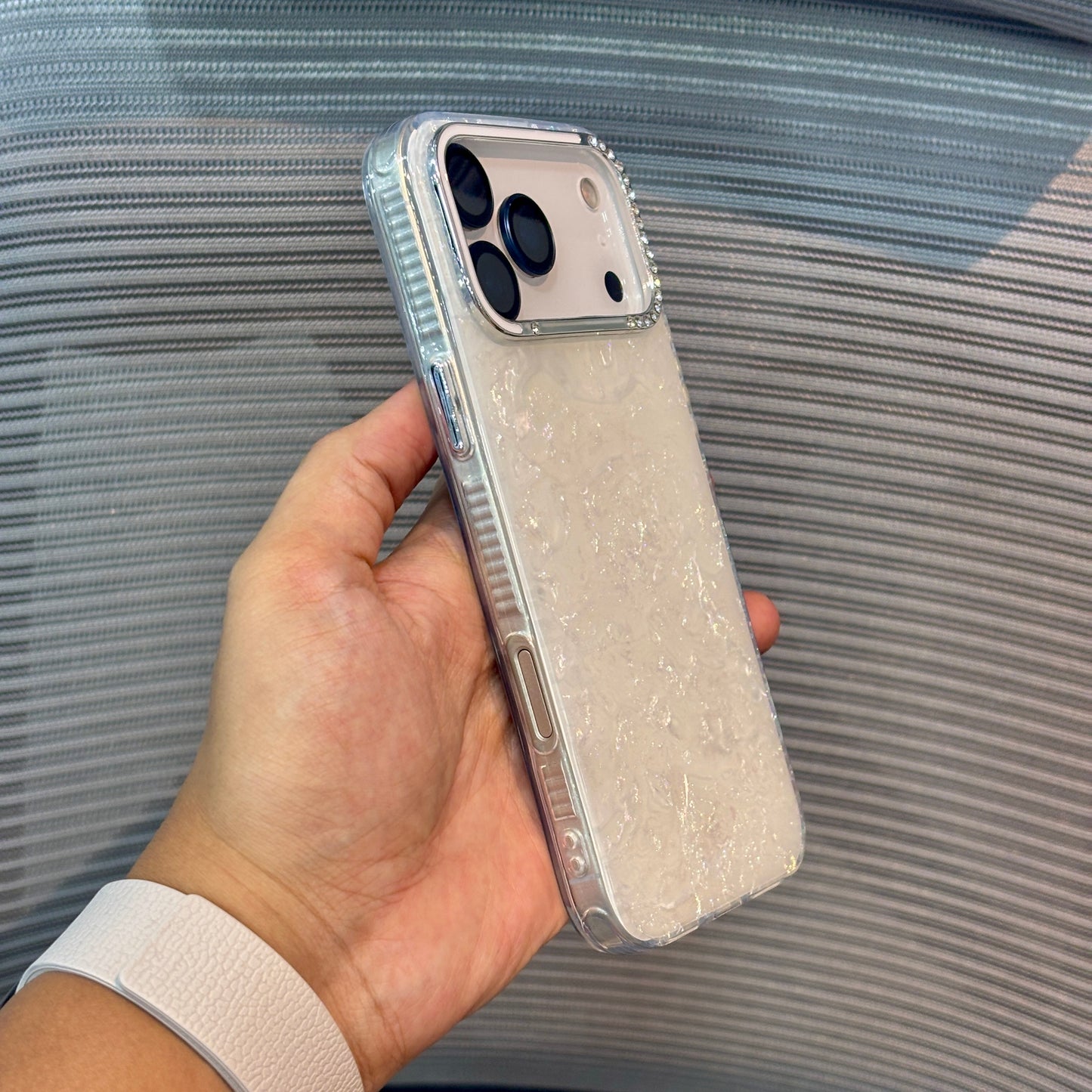 MarbleMuse Glitter iPhone Case