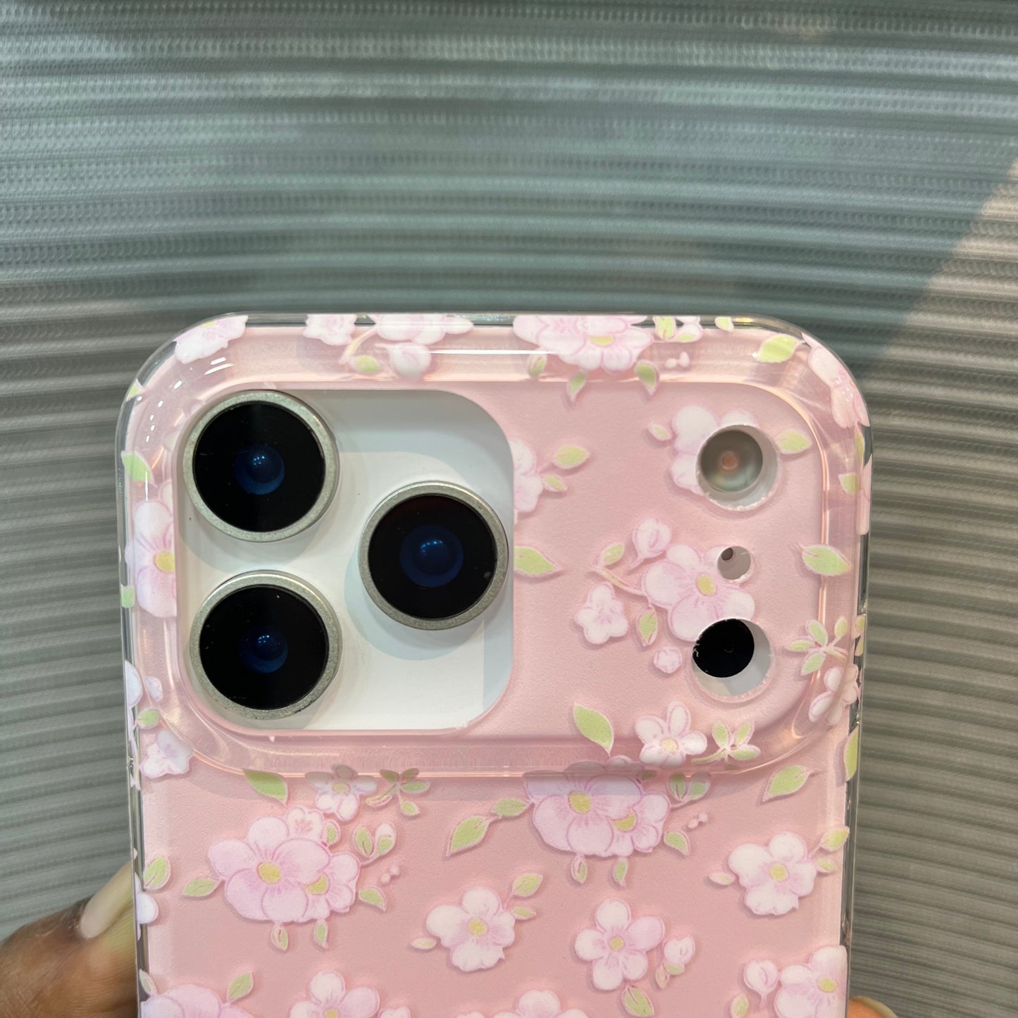 Floral Charm Clear iPhone 17 Pro Max Case
