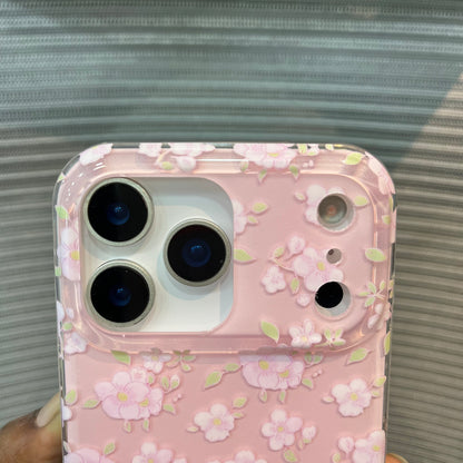 Floral Charm Clear iPhone 17 Pro Max Case