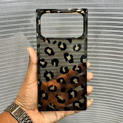 Glitter Cheetah Print Box iPhone 17 Series Case