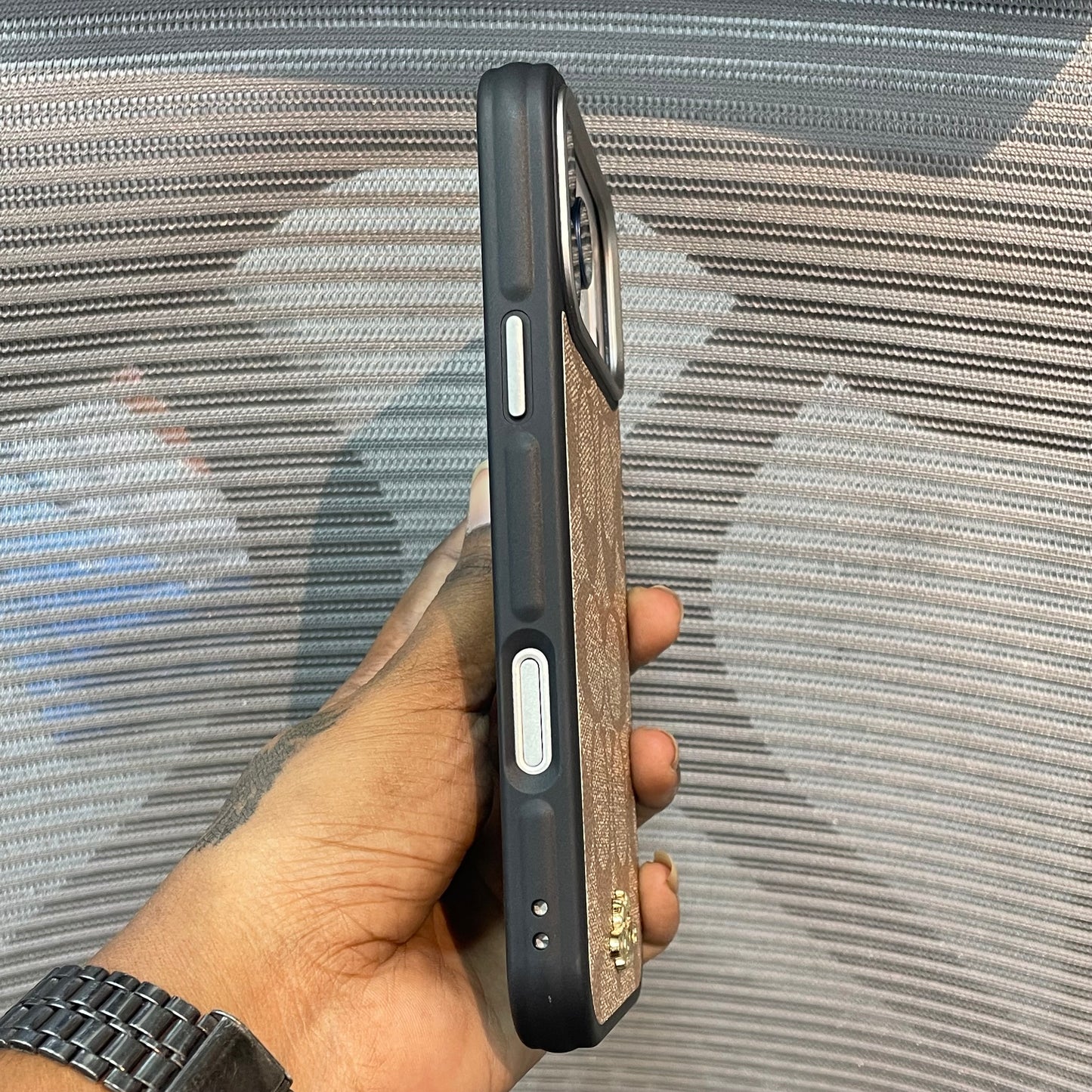 LogoLuxe Leather iPhone 17 Series Case