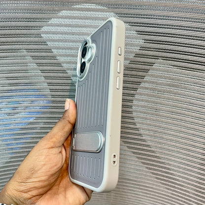 StripeVault Stand iPhone 17 Case