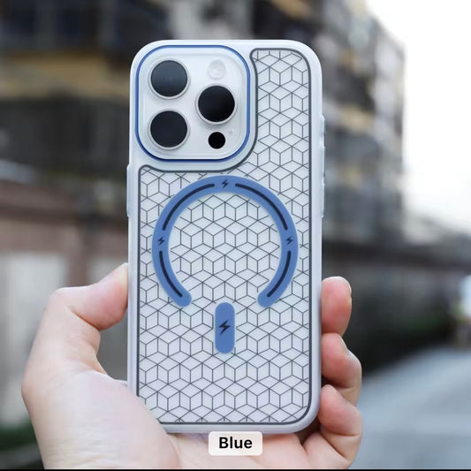 MagSafe Printed Matte Hard Case for iPhone