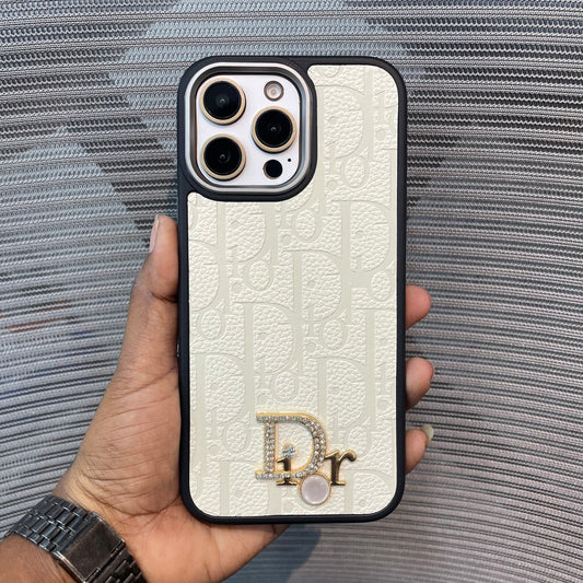 LogoLuxe Leather iPhone Case