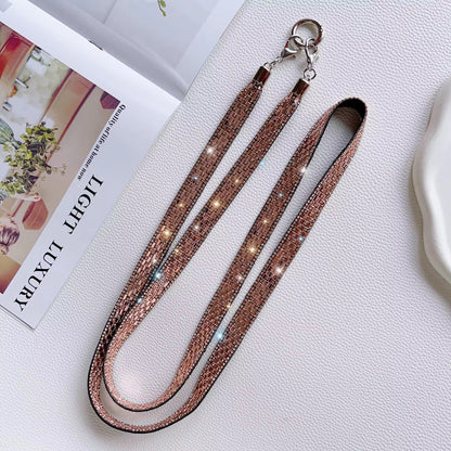 Rust Gold Crystal Long Sling