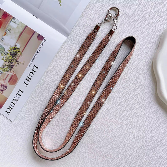 Rust Gold Crystal Long Sling